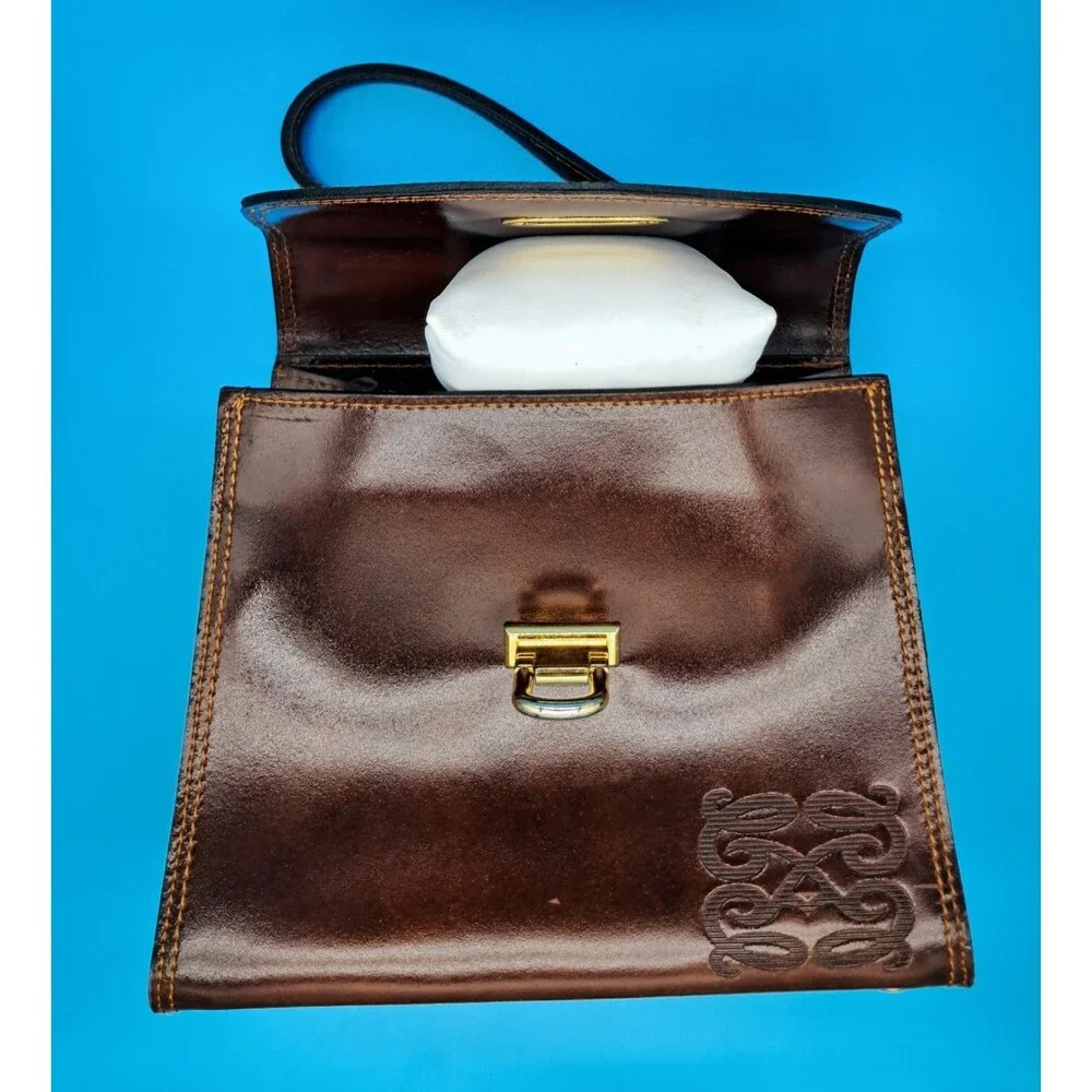 ✨ 70’S VINTAGE LUXURY  MINI PURSE GENUINE LEATHER RARE STYLE✨